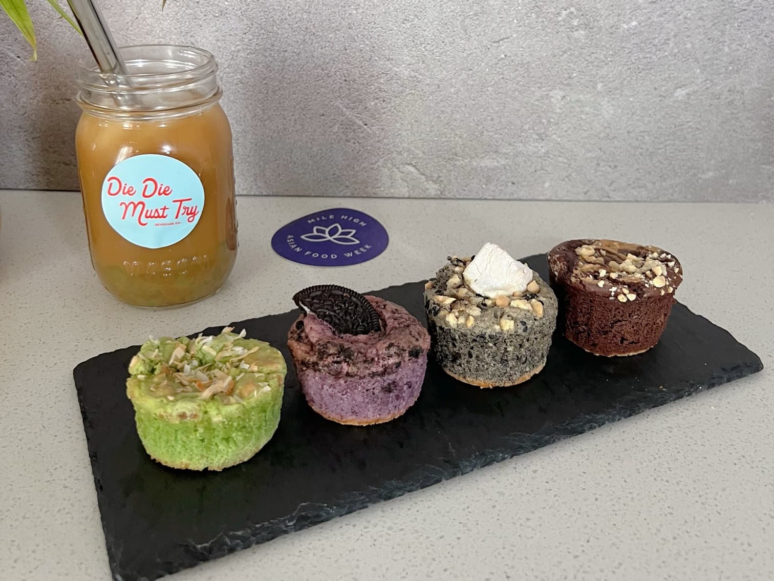 Custom Mochi Muffin Trio for Die Die Must Try